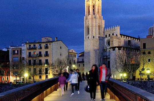 Apartamento Con Encanto Y Terraza En Barri Vell De Girona, El Cul De La Lleona Exterior foto